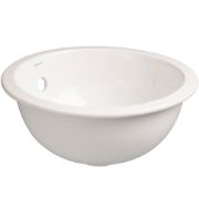 SanCeram Langley 400 under counter basin or inset bathroom sink – modern ceramic undermount sink