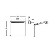 Armitage Shanks Alders Sink Legs and Bearers - The Sanitaryware Company 