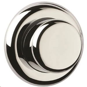 Royal Pneumatic Single Palm Push Button with a chrome plated finish, The Sanitaryware Company