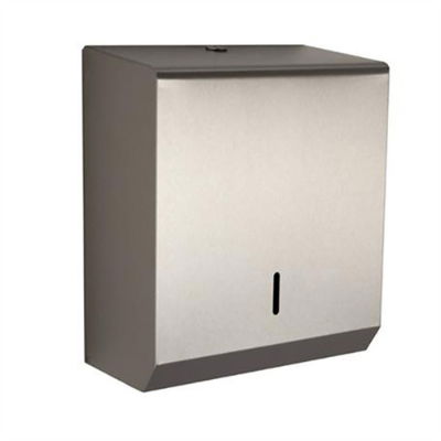 Metal lockable paper towel dispenser - Stainless Steel