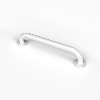 455mm Straight Powder Coated Stainless Steel Concealed Grab Rails - The Sanitaryware Company 