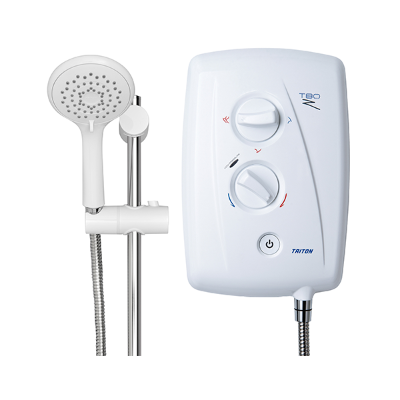 Triton T80Z Fast Fit, White Electric Shower, The Sanitaryware Company