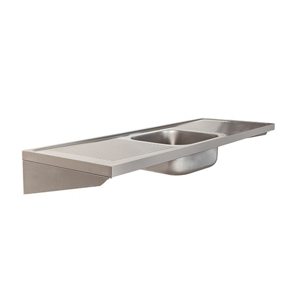 SanCeram Healthcare Sink and Double Drainer Top STB - The Sanitaryware Company