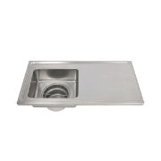 SanCeram Stainless Steel Plaster Sink, for Healthcare Use - The Sanitaryware Company
