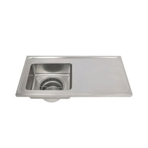SanCeram Stainless Steel Plaster Sink, for Healthcare Use - The Sanitaryware Company