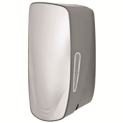 Lockable push action soap dispenser 