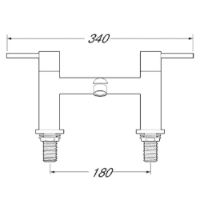 Insignia Deck Mounted Bath Filler - INS108