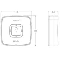 Thomas Dudey Kinetic urinal sensor flush control - Grey