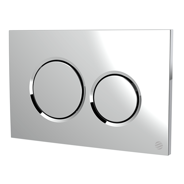 Drift Pneumatic Chrome Push Plate with dual flush operation – The Sanitaryware Company