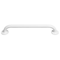 SanCeram 600mm straight powder coated mild steel grab rail in White - The Sanitaryware Company 