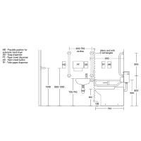 SanCeram Sensor Doc M WC Pack - Technical Drawing