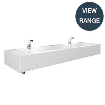 Industrial Wash Troughs & Stainless Steel