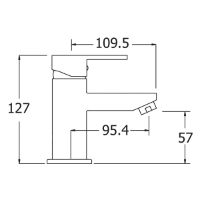 Ethos Mini Mono Mixer Tap - ETH313