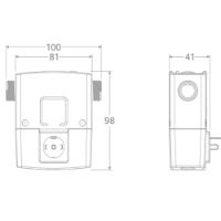 Thomas Dudey Kinetic urinal sensor flush control - Grey