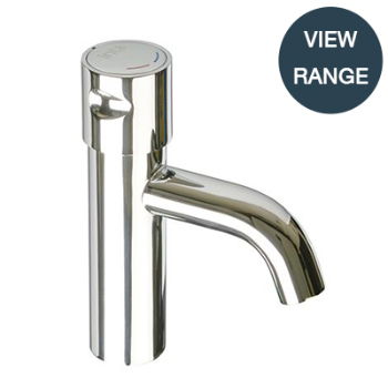 SanCeram taps range - basin mounted self closing mixer tap