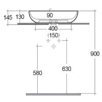 LLWB123 - Front elovation dims