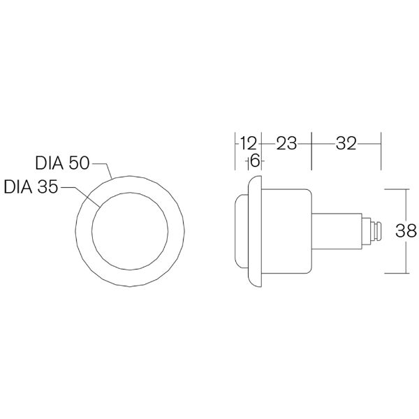 Dudley Miniflo concealed cistern – Technical Drawing