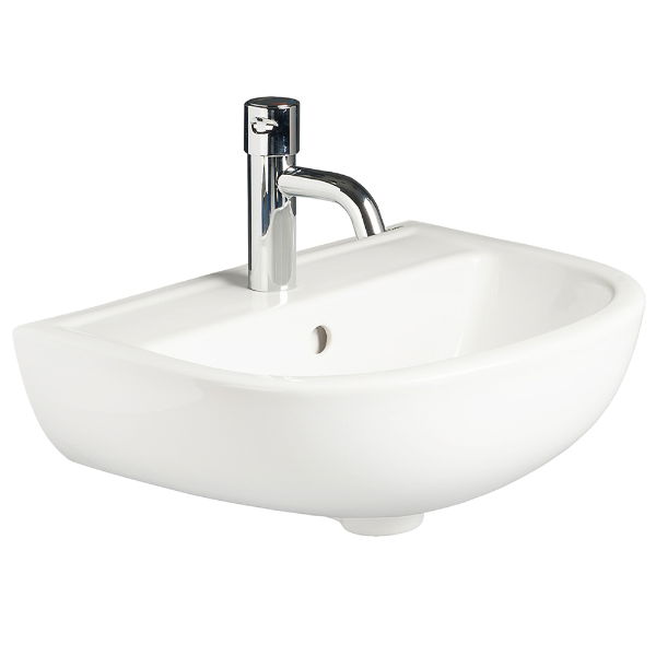 SanCeram Chartham 450 2TH modern wall hung wash basin - CHWB104