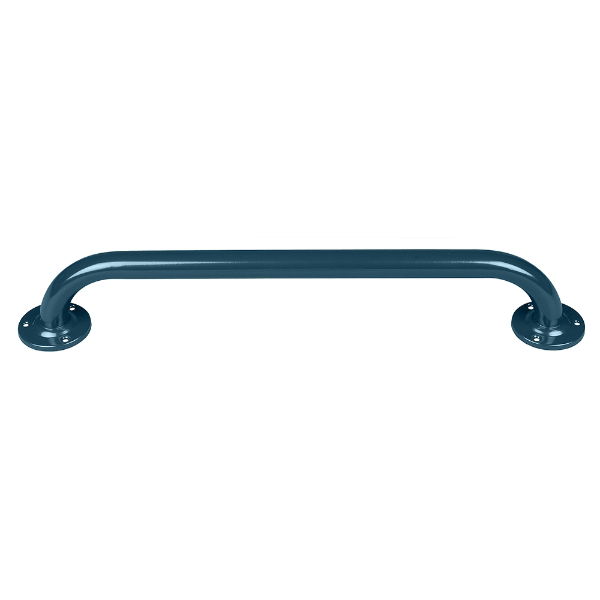 SanCeram 600mm straight powder coated mild steel grabrail in Blue - The Sanitaryware Company 