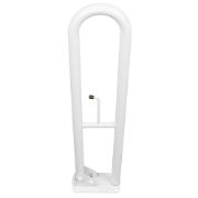 SanCeram 800mm hinged powder coated Doc M grab rails in White - The Sanitaryware Company 