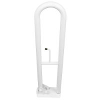 SanCeram 800mm hinged powder coated Doc M grab rails in White - The Sanitaryware Company 