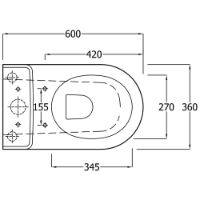 Langley Closed Coupled Toilet Pack - LLWC106