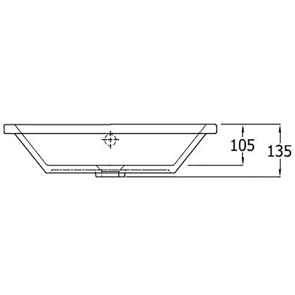 SanCeram Marden 560 countertop vanity basin