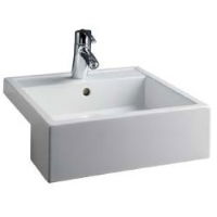 SanCeram Marden Square Semi-recessed Basin 460mm - MDWB113