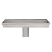 SanCeram Stainless Steel Wash Trough - The Sanitaryware Company