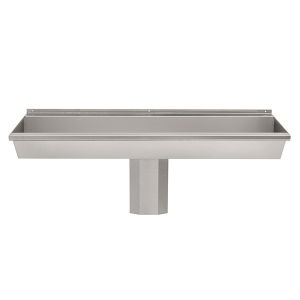 SanCeram Stainless Steel Wash Trough - The Sanitaryware Company