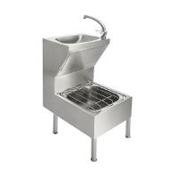 SanCeram Stainless Steel Hospital Janitorial Unit - The Sanitaryware Company