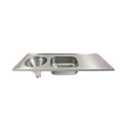 SanCeram Stainless Steel Disposal Unit with Drainer and Sink - The Sanitaryware Company