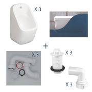 Marden Urinal Three Bowl Pack