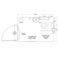 SanCeram Close Coupled WC Doc M Pack - Technical Drawings