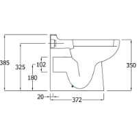 SanCeram Shenley child size toilet