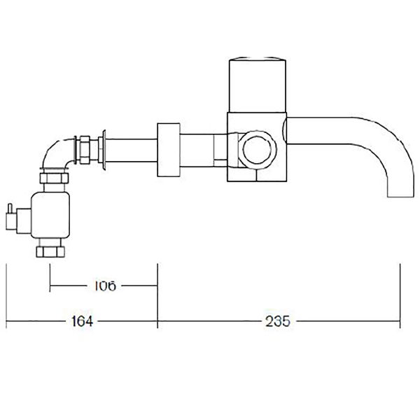 SanCeram thermostatic sensor tap