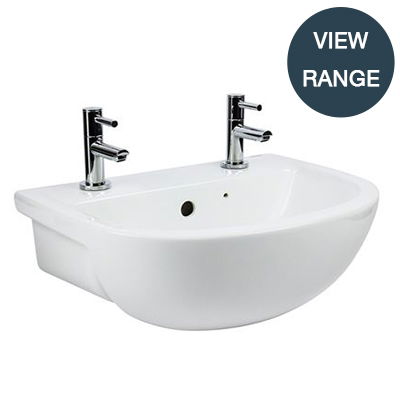 Commercial Sanitaryware – Wash Basins - SanCeram Chartham wall hung basin