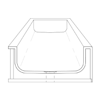 T4 Flat Bottom Thermoformed Solid Surface Wash Trough without Tap Deck - The Sanitaryware Company  