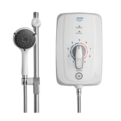 Triton Omnicare Design Thermostatic Electric Shower with extended kit, The Sanitaryware Company 