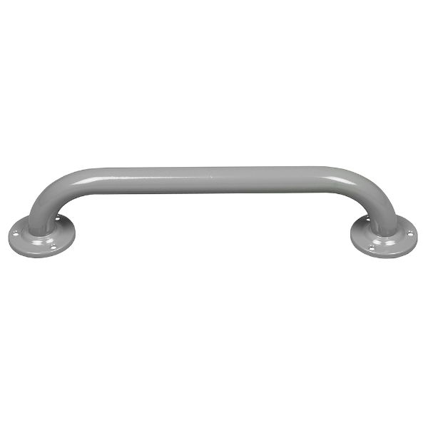 450mm Straight powder coated grab rail in Grey - The Sanitaryware Company 