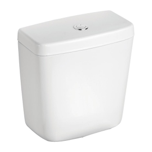 Sandringham 21 Dual Flush Close Coupled Cistern 6/4ltr with chrome push button – The Sanitaryware Company
