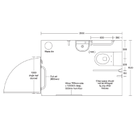 SanCeram Sensor Doc M WC Pack - Technical Drawing