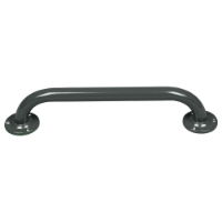 450mm Straight powder coated grab rail in Dark Grey - The Sanitaryware Company 