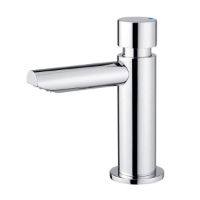 SanCeram basin mounted self closing tap - from The Sanitaryware Company
