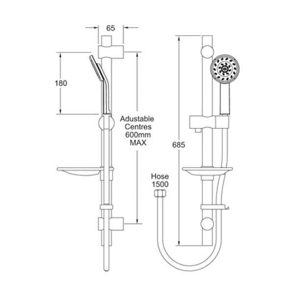SATINJET KIRI SHOWER KIT