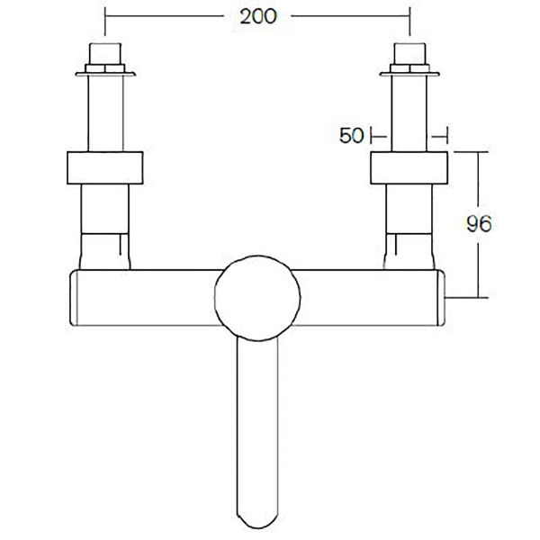 SanCeram HBN thermostatic sensor tap with removable spout